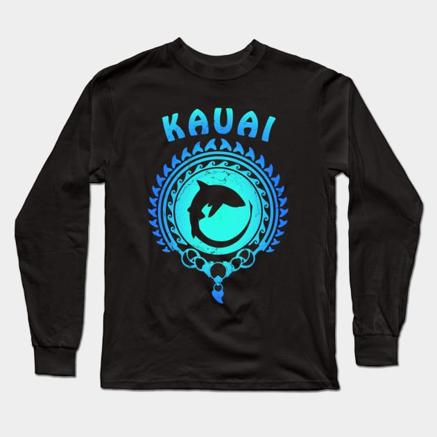 Kauai Thresher Shark Long Sleeve T-Shirt by NicGrayTees